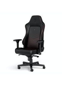 noblechairs HERO Real Leather Black / Red Gaming Chair