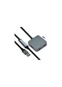 Value USB-keskitin, jossa 10m:n kaapeli, USB-A-pistoke, 3.0, USB Ports 4, USB-A-liitäntä / USB-C-liitäntä - 12991125