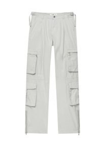 Pull&Bear Pull&Bear Pantaloni cu buzunare Femei gri, Mărimea 32