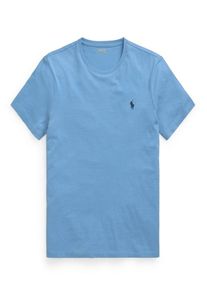 Plus size : Polo Ralph Lauren, Cotton T-shirt with embroidered polo rider in a Light Blue