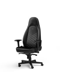 noblechairs ICON Black/Platinum White Gaming Chair