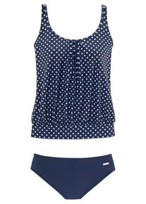 Lascana Dames Tankini blauw / wit XS-S