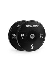 Capital Sports Elongate 2020, tárcsák, 2 x 15 kg, kemény gumi, 50,4 mm