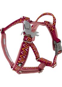 Hurtta Razzle-Dazzle Y-harness 45-55 cm Beetroot