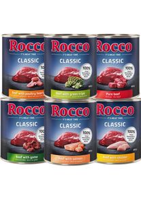 Offre d'essai mixte Rocco 6 x 800 g.- Classic lot mixte I, 6 variétés