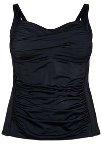 Swim by Zizzi Tankini góra 'SBASIC' dla kobiet czarny Rozmiar XL