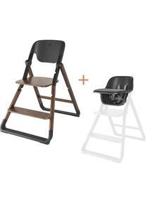 ergobaby Evolve 2-in-1 High Chair + Chair Dark Wood Black - wood