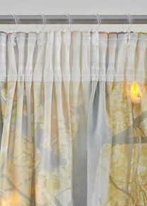 LED-verho syksyisell&auml; painatuksella (1 kpl/pakkaus), v&auml;rit&ouml;n, K/L: 230/135 cm, bonprix