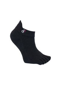 Vibram Unisex 100 dF Toe Socks Run No Show schwarz 45-47