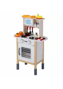 Spielwerk® Cucina giocattolo per bambini in legno con 35 Accessori