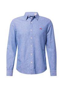Levi's LEVI'S ® Heren Overhemd 'Battery' blauw gemêleerd / rood XL