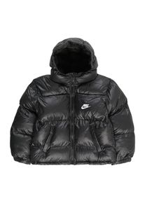 Nike Sportswear Winterjas zwart / wit 147-158