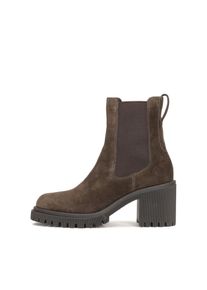 Kazar Stiefelette Damen braun / schwarz Größe 35