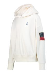 Polo Ralph Lauren Kinder Cr��me wit hoodie voor meisjes