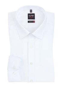 Nadměrná velikost: OLYMP, Košile level five body fit, extra dlouhá Bílá