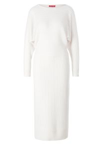 Strickkleid aus Schurwolle und Kaschmir Laura Biagiotti Roma weiss