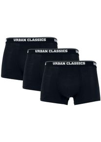 Urban Classics Boxers - Organic Boxer Shorts 3-Pack - S tot XXL - voor Mannen - zwart