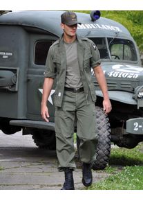 Mil-Tec US Jungle M64, pantaloni cargo , colore: Oliva , dimensione: L