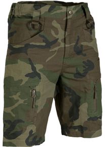 Mil-Tec Assault Ripstop, cal&ccedil;&otilde;es , cor: Woodland , tamanho: L