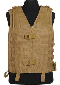 Mil-Tec Molle Carrier, vest , kleur: Beige (Coyote) , maat: Een maat
