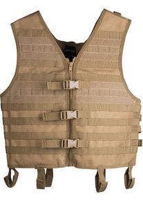 Mil-Tec Molle Carrier Gen. II, chaleco , color: Beige (Coyote) , tamaño: Talla única
