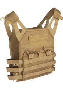 Mil-Tec Plate Carrier Gen.II, chaleco , color: Beige (Coyote) , tamaño: Talla única
