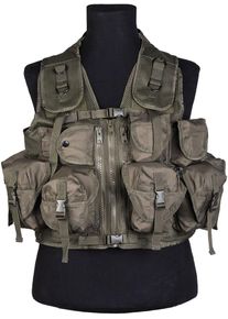 Mil-Tec Tactical, vest , kleur: Olijf , maat: Een maat