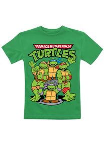 Teenage Mutant Ninja Turtles Kids - Group Kinder-Shirt grün