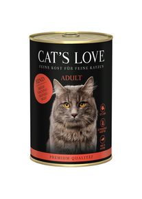 600x400g Manzo puro Cat's Love Alimento umido per gatto