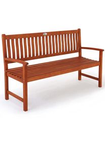 Casaria® Panchina da giardino Maxima eucalipto FSC 3 posti