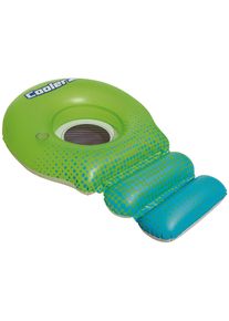 Lettino galleggiante Bestway verde-blu con rete