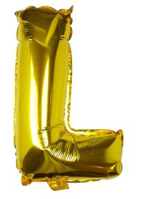 Ginger Ray Palloncino in lamina d'oro lettera L 40 cm