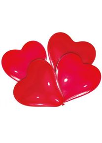 Amscan 10 Heart Balloons Giulia Red 40cm