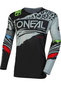 O Neal ONeal Mayhem Wild S23, jersey juvenil , color: Negro/Gris , tamaño: M