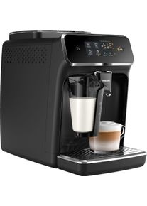 Philips Kaffeevollautomat »2200 Serie ep2231/40 Lattego, Klavierlackschwarz« schwarz, 3 aromatische Kaffeespezialitäten aus frischen Bohnen