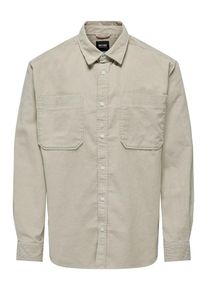 Only & Sons Only & Sons Heren Overhemd 'ONSAlp' camel L