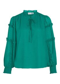 Vila Dames Blouse 'Jessa' smaragd M