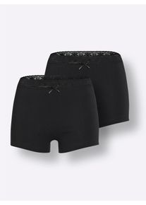 wäschepur Damen Panty in schwarz ,Größe 36, Witt, 95% Baumwolle, 5% Elasthan