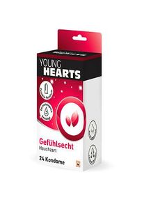 YOUNG HEARTS Kondome Gefühlsecht, 24 St.