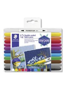 Staedtler Double-ended fabric pens 12 pcs