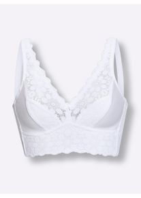 Miss Mary Of Sweden Dames Beha in wit ,maat 100A, Witt, 48% Polyamide, 46% Katoen, 6% Elastan