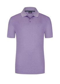 Plus size : Ragman, Mottled look polo shirt in a Lilac