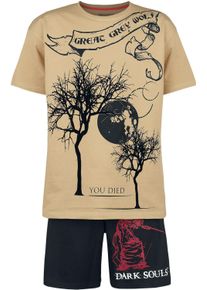 Dark Souls Great Grey Wolf Pyjama beige/schwarz