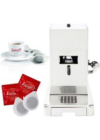 La Piccola Perla Kaffeemaschine | 150 Mamma Lucia ESE Pads | silber