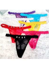 Customize Shine Crystal Name Letter Waist Chain Body Jewelry Women Sexy Lace Bikini G-String Panties Girl Valentine's Day Gift