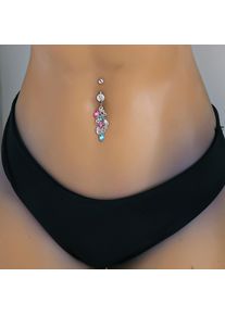 Sexy Cute Stainless Steel Navel Piercing Shinny Dance Belly Rings Body Piercing Jewelry Belly Button Ring for Women Girls Gifts