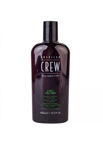 American Crew Tea Tree 3-1 Shampoo-Conditioner-Body Wash 450ml