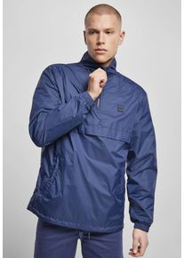 Urban Classics Stand Up Collar Pull Over Jacket darkblue - S