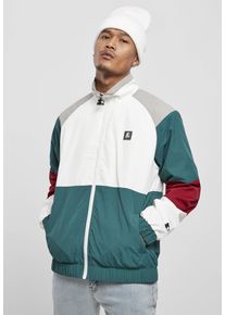 Black Label Starter Color Block Retro Jacket retro grn/wht/brick rd/gry - XXL