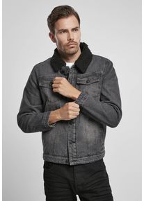 Urban Classics Brandit Sherpa Demin Jacket black/black - XL